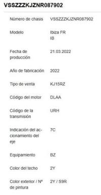 Foto del ricambio