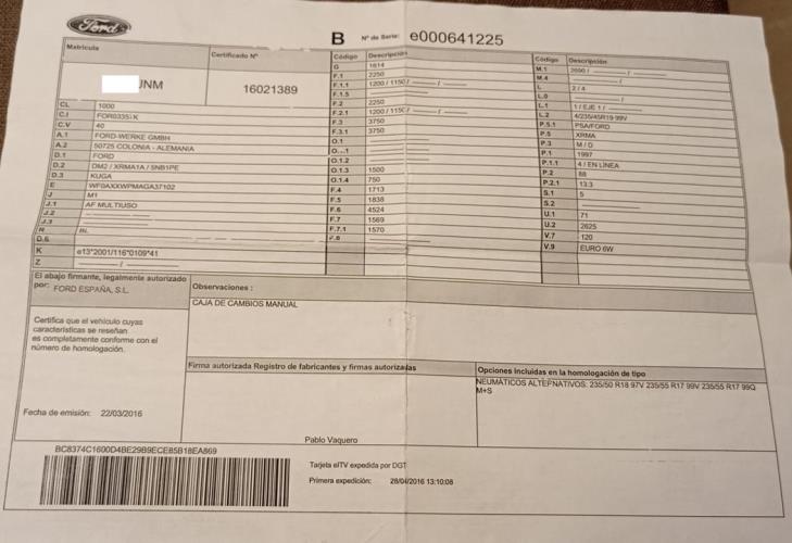 Foto del ricambio