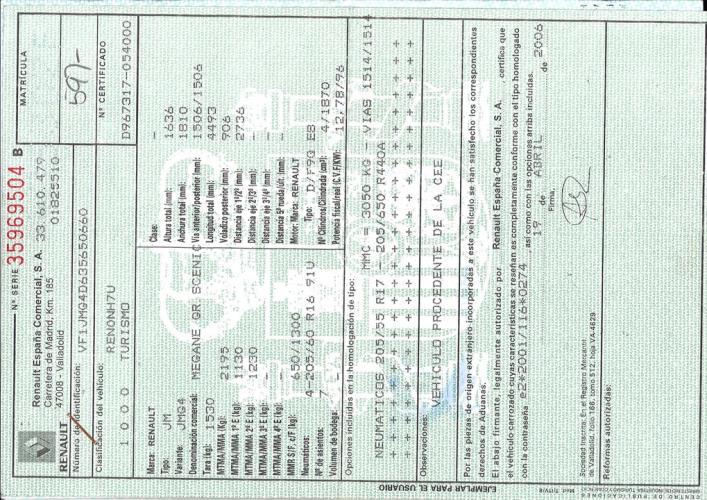 Foto del ricambio