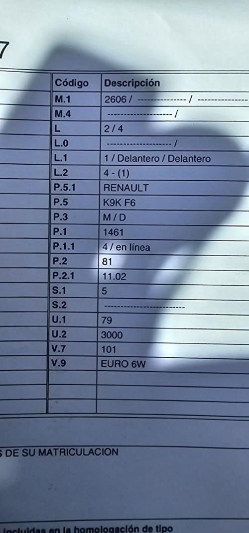 Foto del ricambio