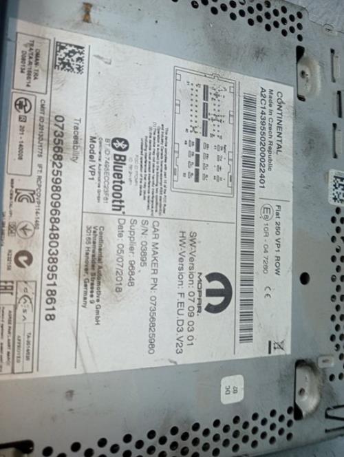 Foto del ricambio