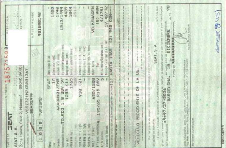Foto del ricambio