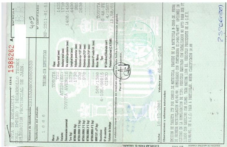 Foto del ricambio