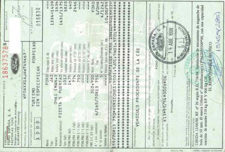 Foto del ricambio