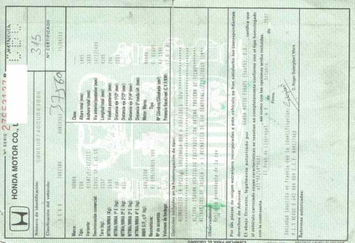 Foto del ricambio