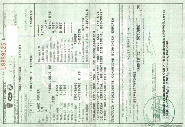 Foto del ricambio