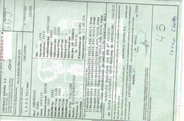 Foto del ricambio