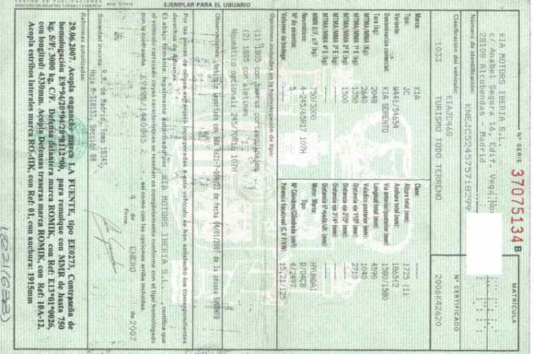 Foto del ricambio