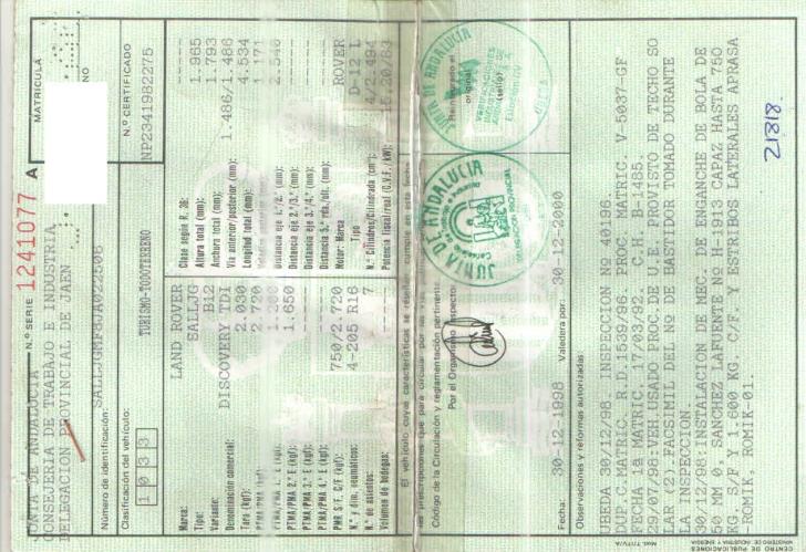 Foto del ricambio
