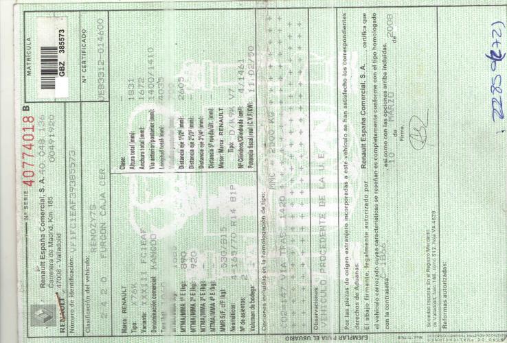 Foto del ricambio