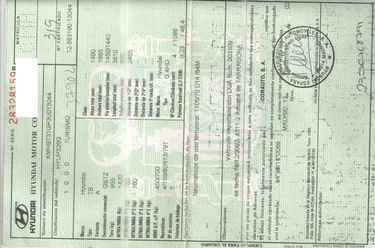 Foto del ricambio