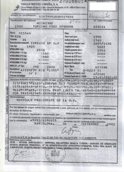 Foto del ricambio