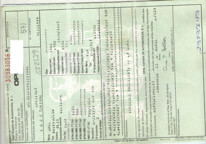 Foto del ricambio