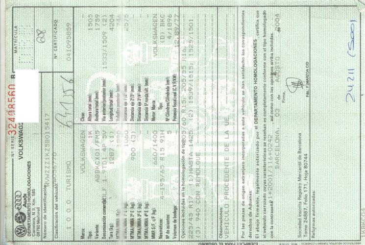 Foto del ricambio