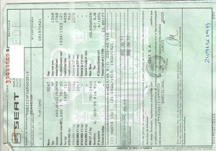 Foto del ricambio