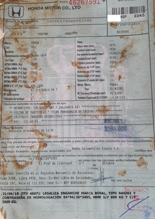 Foto del ricambio
