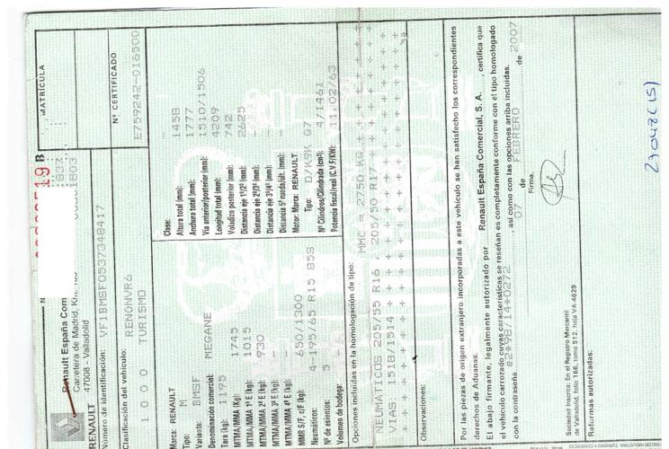 Foto del ricambio