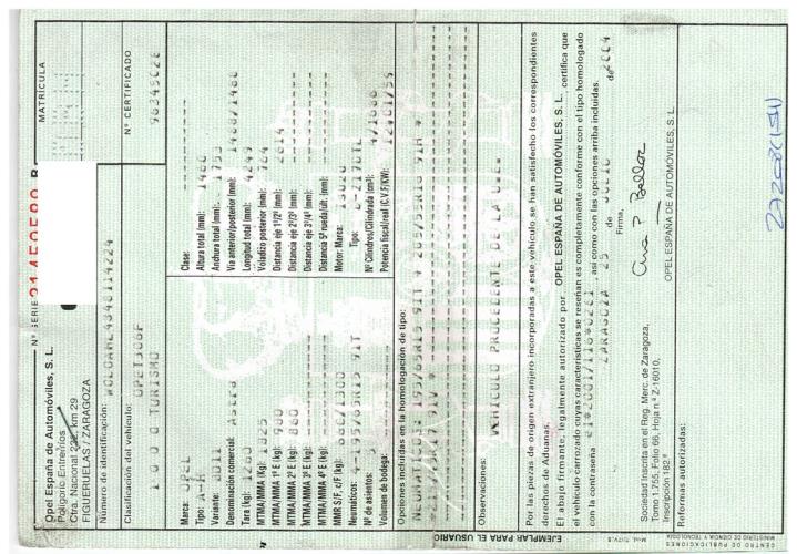 Foto del ricambio