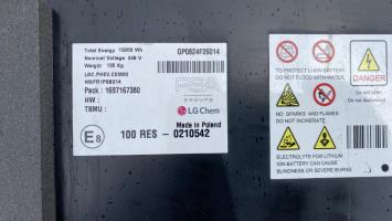 HV traction battery Peugeot 3008 2 Phase 1 2020 · 1697167380