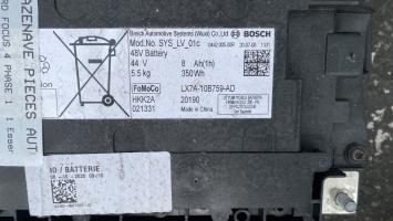 HV traction battery Ford Focus 4 Phase 1 2021 · LX7A10B759AD
