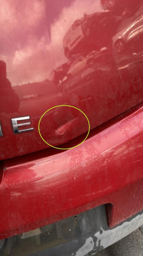 Image Malle/Hayon arriere - RENAULT MEGANE 3