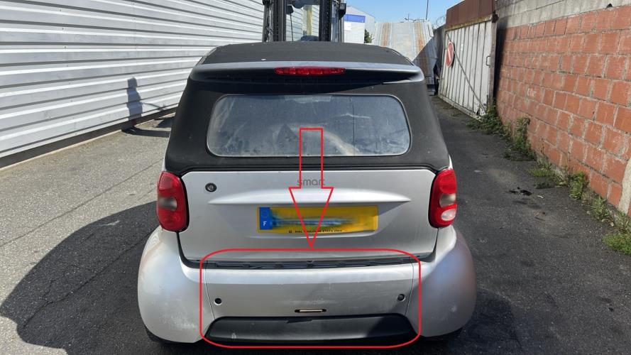 Image Pare choc arriere - SMART FORTWO 1