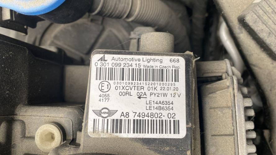 Image Optique avant principal droit (feux)(phare) - MINI MINI 3 F60