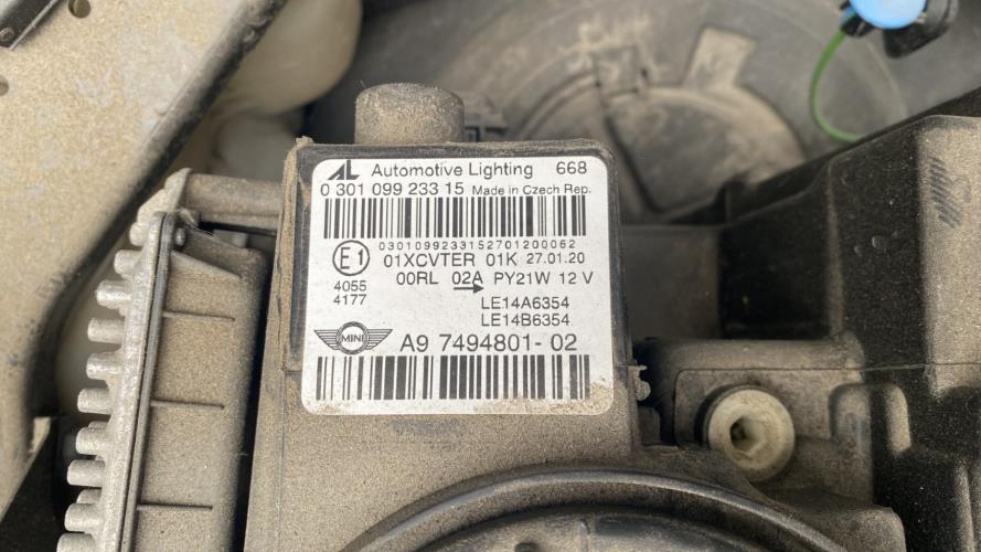 Image Optique avant principal gauche (feux)(phare) - MINI MINI 3 F60