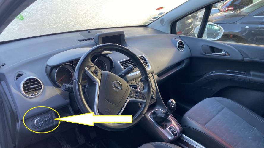 Image Commande de phare - OPEL MERIVA B