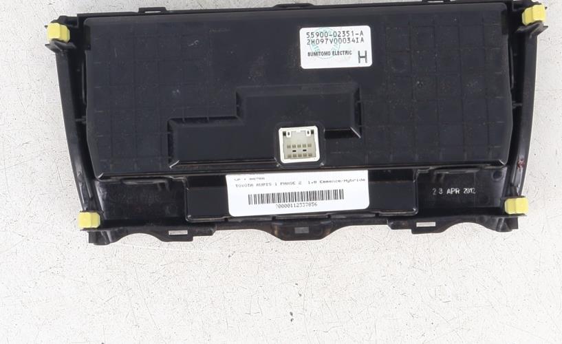 Image Commande chauffage - TOYOTA AURIS 1