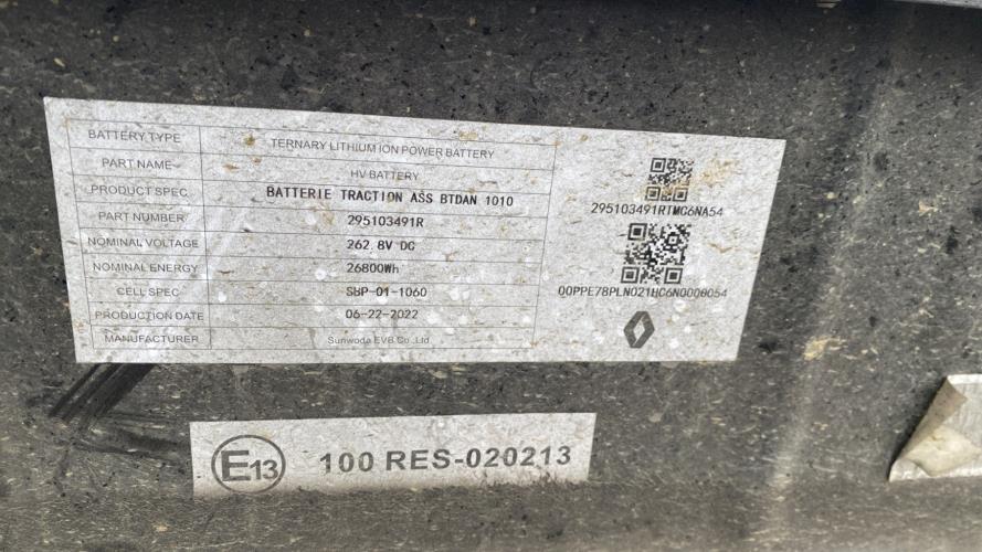 Image Batterie de traction - DACIA SPRING