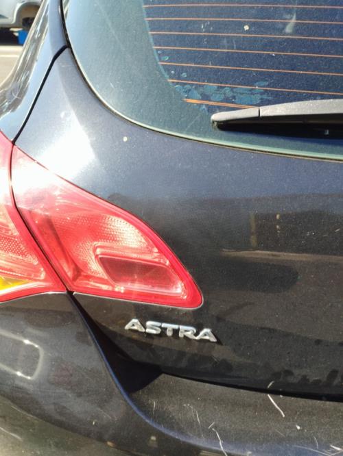 Image Feu arriere secondaire gauche (feux) - OPEL ASTRA J