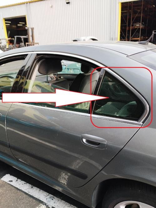 Image Custode arriere gauche (porte) - PEUGEOT 607